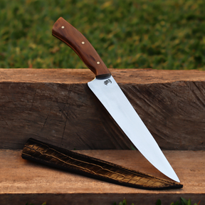 Faca Artesanal para Churrasco Aço Inox  | 9"