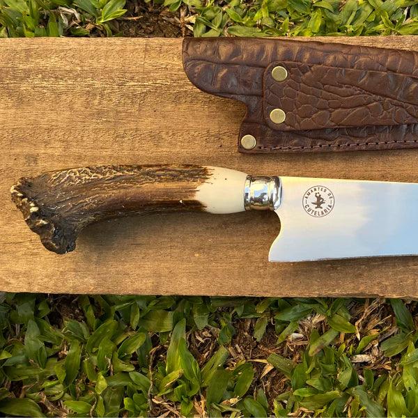 Faca Artesanal para Churrasco Personalizada 9" - Cabos Variados