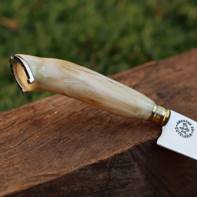 Faca Artesanal para Churrasco Personalizada | Presente | Cervo, Tatu, Cavalo