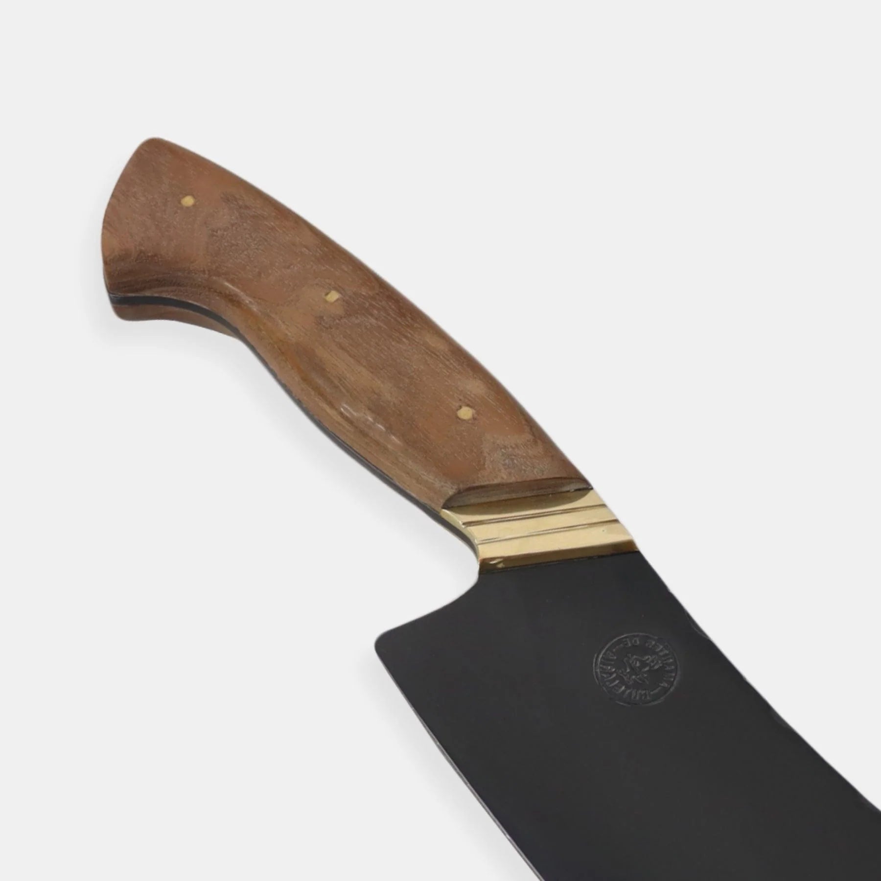 Cutelo Churrasco Artesanal Personalizado | Carbono Fosfatizado 9"