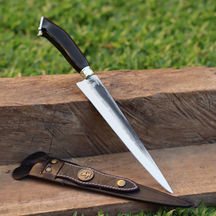 Faca Artesanal para Churrasco Personalizada | Presente | Cervo, Tatu, Cavalo