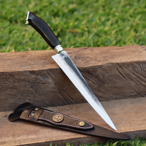 Faca Artesanal para Churrasco Personalizada | Presente | Cervo, Tatu, Cavalo