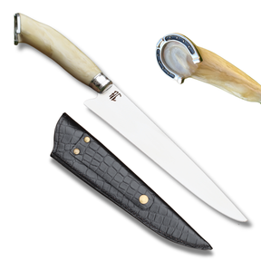 Faca Artesanal para Churrasco Personalizada Pata de Cavalo | 9' polegadas