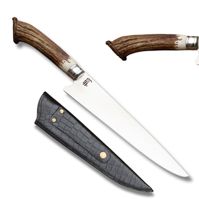 Faca Artesanal para Churrasco Personalizada Chifre | 9' polegadas