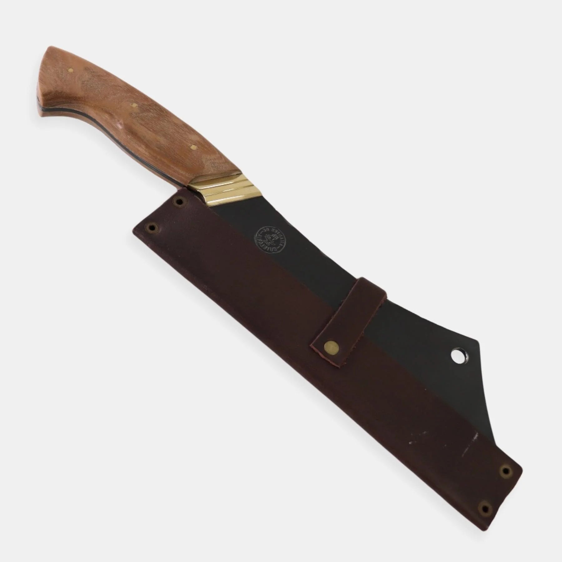 Cutelo Churrasco Artesanal Personalizado | Carbono Fosfatizado 9"