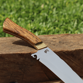 Faca Churrasco Artesanal Personalizada Rambo | Aço Inox 8"