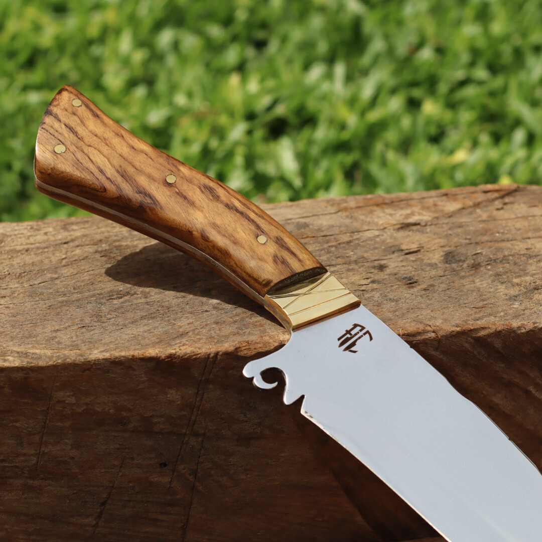 Faca Churrasco Artesanal Personalizada Rambo | Aço Inox 8"