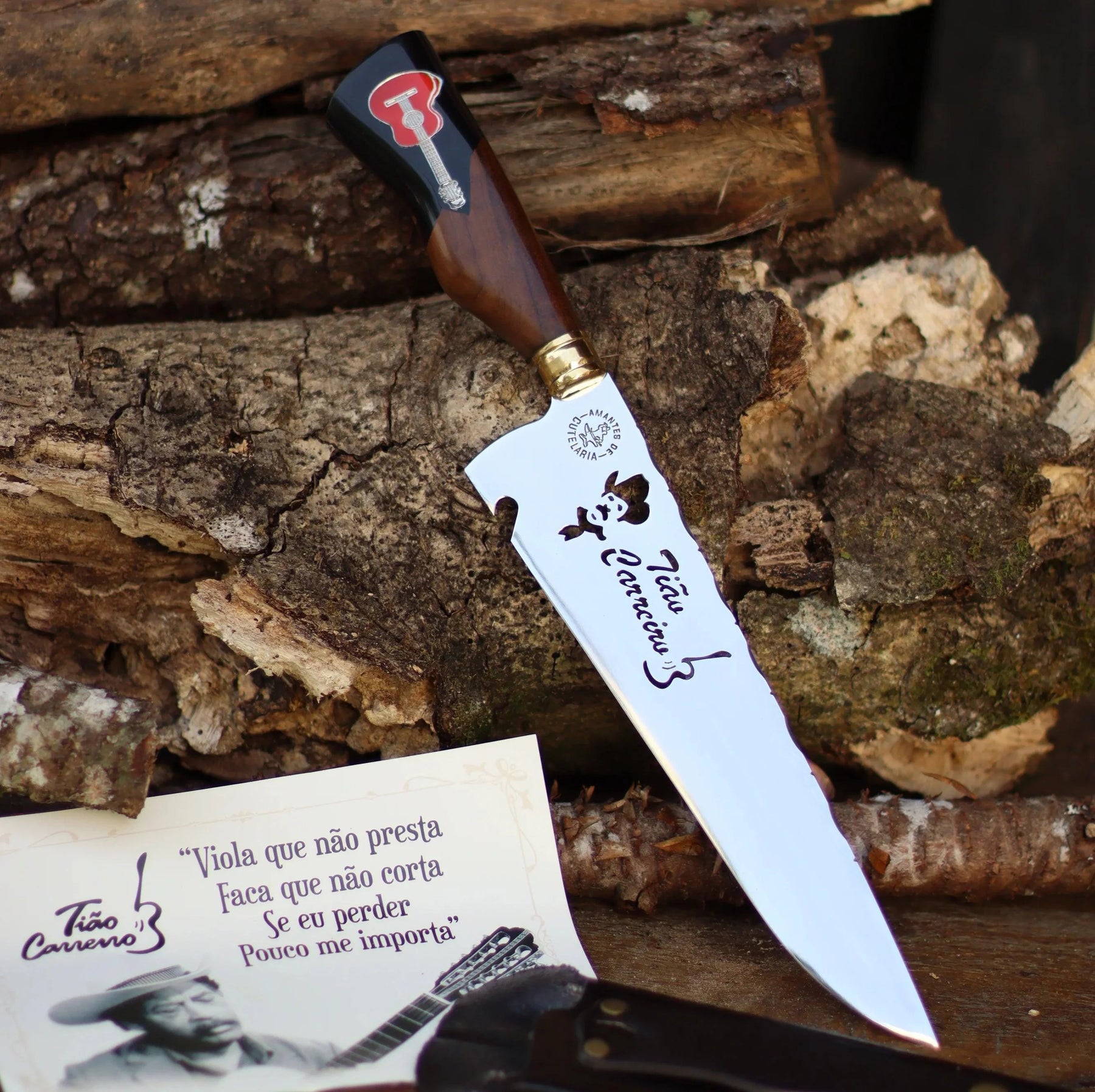 Faca Artesanal Picanheira Tião Carreiro | Produto Oficial | Edição Especial