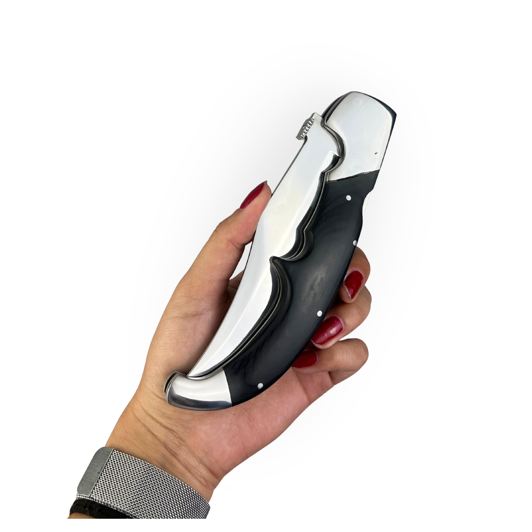 Canivete Artesanal Tático 4 Polegadas - Cabo Resina Alta Performance - Trava e Clip