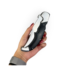 Canivete Artesanal Tático 4 Polegadas - Cabo Resina Alta Performance - Trava e Clip