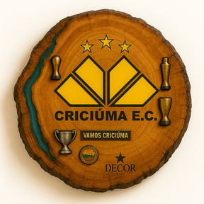 Tábua Rústica Personalizada - Criciúma + Kit Churrasqueiro