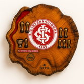 Tábua Rústica Personalizada - Internacional + Kit Churrasco Personalizado