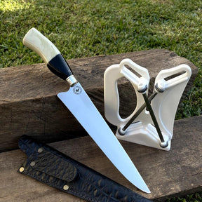 Kit Churrasco Picanheira + Afiador em X