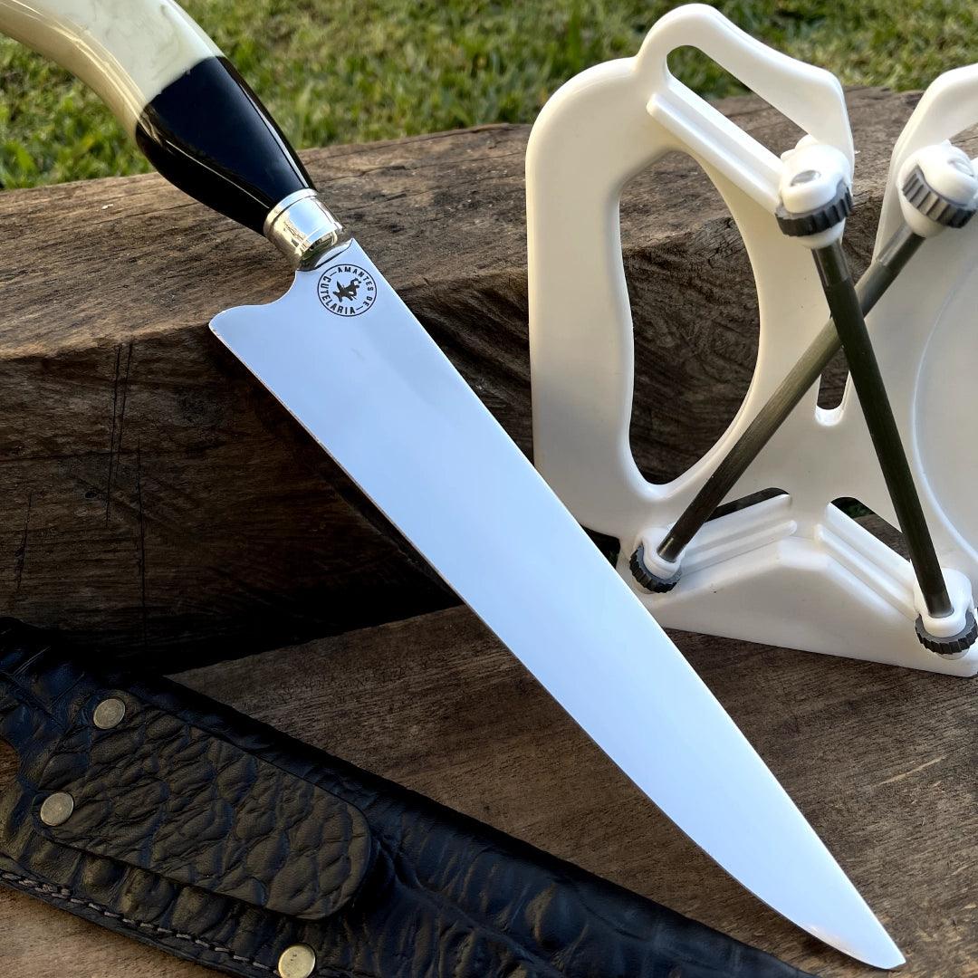 Kit Churrasco Picanheira + Afiador em X