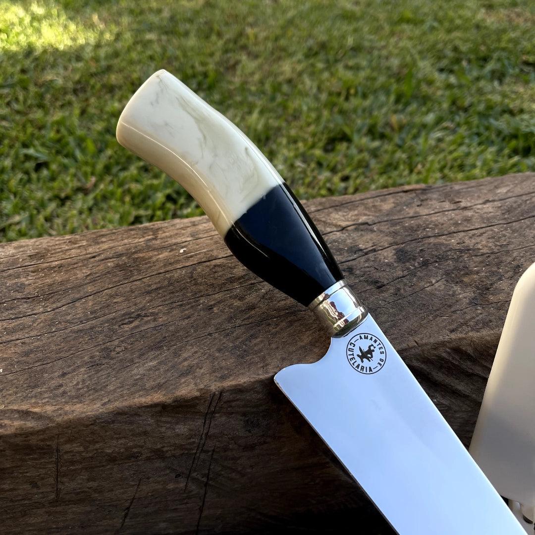 Kit Churrasco Picanheira + Afiador em X