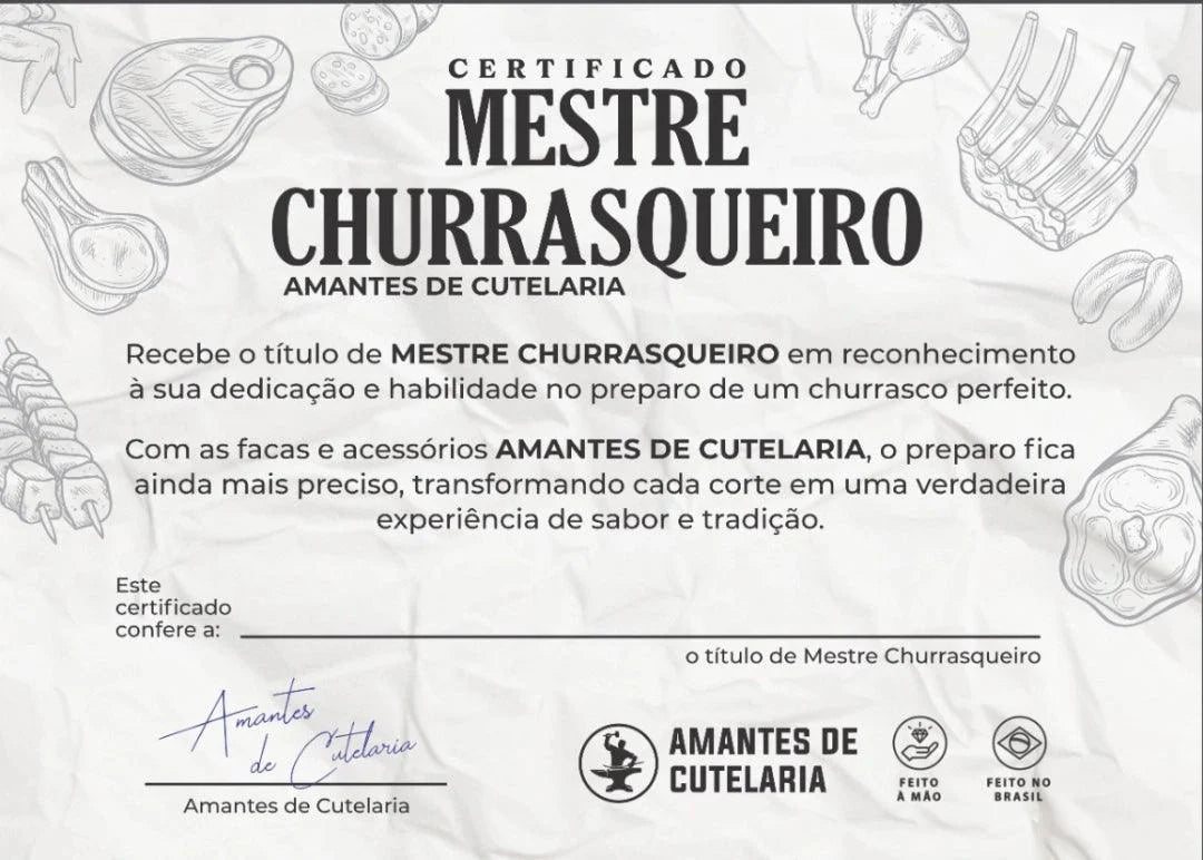 Kit Churrasco Picanheira + Afiador em X