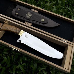 Faca Churrasco Artesanal Personalizada Rambo | Aço Inox 8"