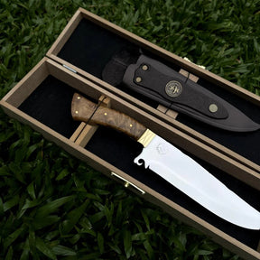 Faca Churrasco Artesanal Personalizada Rambo | Aço Inox 8"