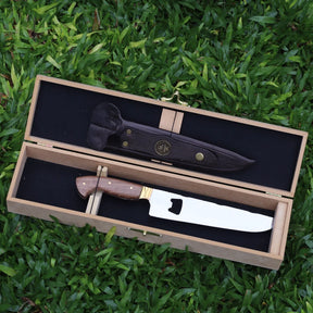 Faca Churrasco Picanheira Abridor Personalizada | Aço Inox 8"