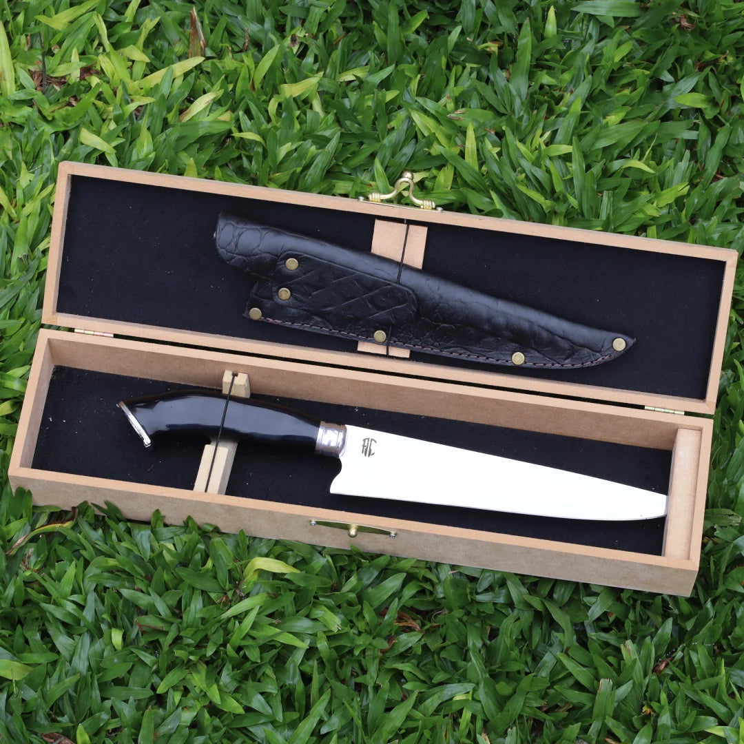 Faca Artesanal para Churrasco Personalizada Pata de Cavalo | 9' polegadas