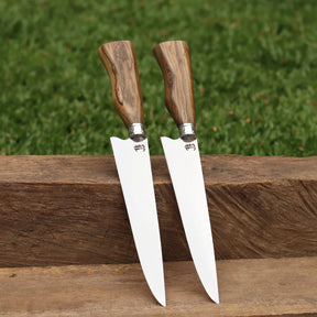 Kit 2 Picanheiras Artesanais para Churrasco Aço Inox  | 9"