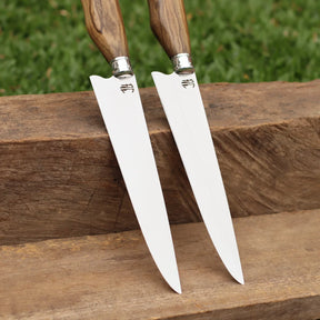 Kit 2 Picanheiras Artesanais para Churrasco Aço Inox  | 9"