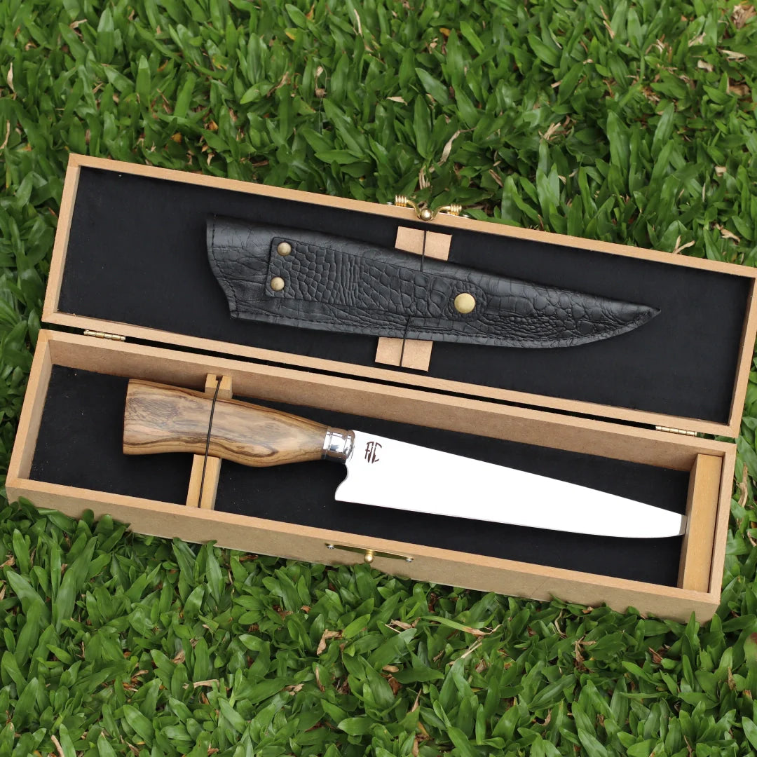 Faca Churrasco Picanheira Personalizada | Aço Inox 9"