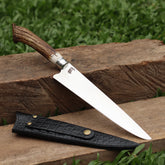 Faca Artesanal para Churrasco Personalizada Chifre | 9' polegadas