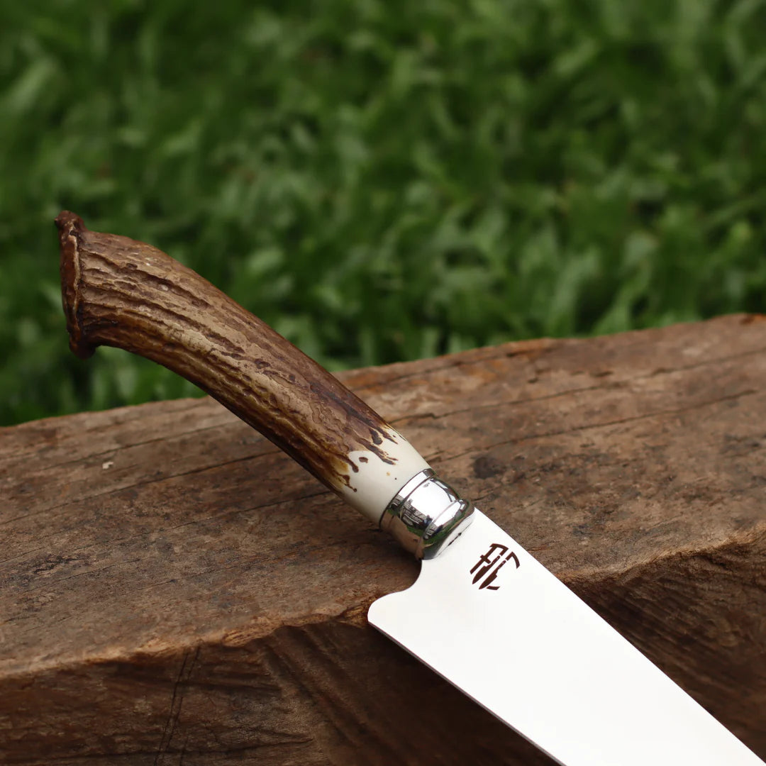 Faca Artesanal para Churrasco Personalizada Chifre | 9' polegadas