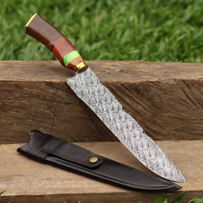 Faca Artesanal para Churrasco Texturizada Sortidas | 10"