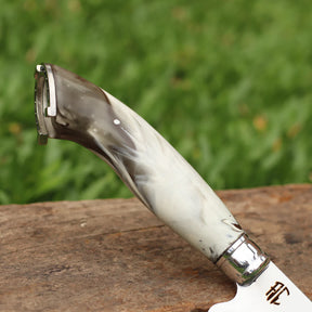 Faca Artesanal para Churrasco Personalizada Pata de Cavalo | 9' polegadas