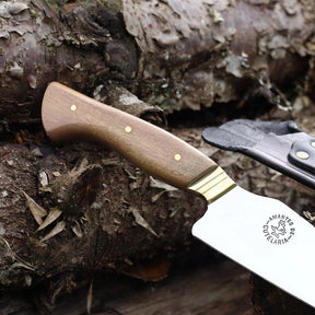 Faca Churrasco Artesanal Personalizada BBQ Fileteira | Aço Inox 9"