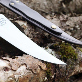 Faca Churrasco Artesanal Personalizada BBQ Fileteira | Aço Inox 9"