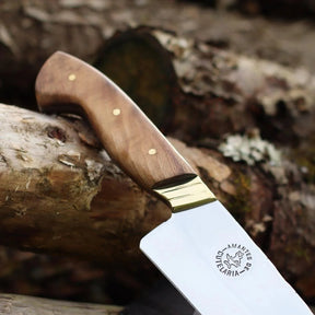 Faca Churrasco Artesanal Picanheira Tradicional | Aço Inox 10"