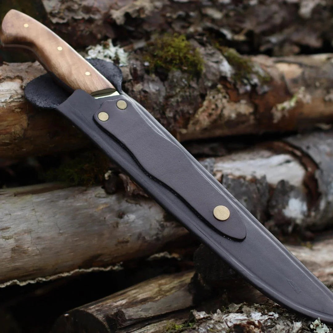 Faca Churrasco Artesanal Picanheira Tradicional | Aço Inox 10"