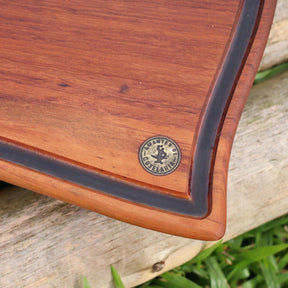 Tábua para Churrasco Cutelo | Muiracatiara e Resina