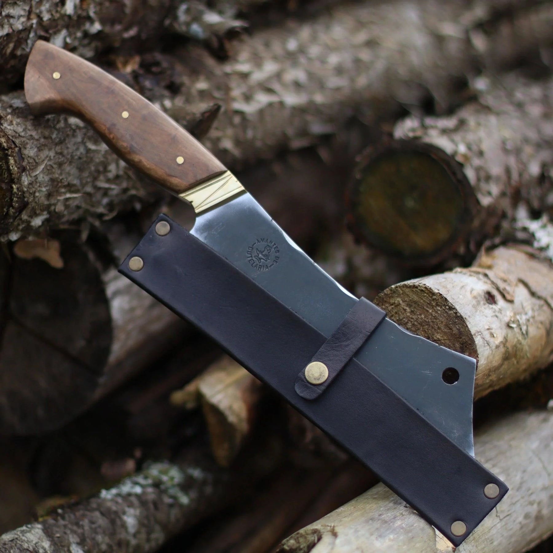 Cutelo Churrasco Artesanal Personalizado | Brut Forge 9"