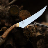 Faca Churrasco Artesanal Personalizada BBQ Turca | Aço Inox 10"