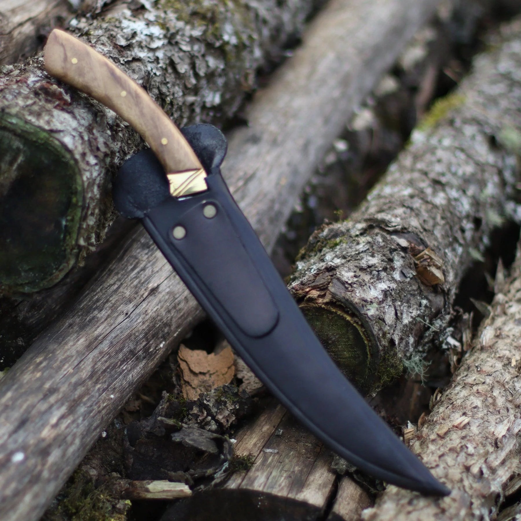 Faca Churrasco Artesanal Personalizada BBQ Turca | Aço Inox 10"