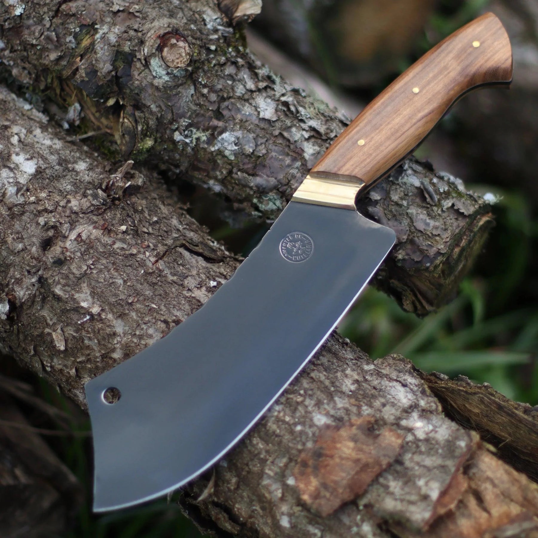 Cutelo Churrasco Artesanal Personalizado | Carbono Fosfatizado 9"