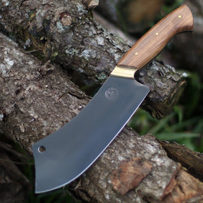 Cutelo Churrasco Artesanal Personalizado | Carbono Fosfatizado 9"