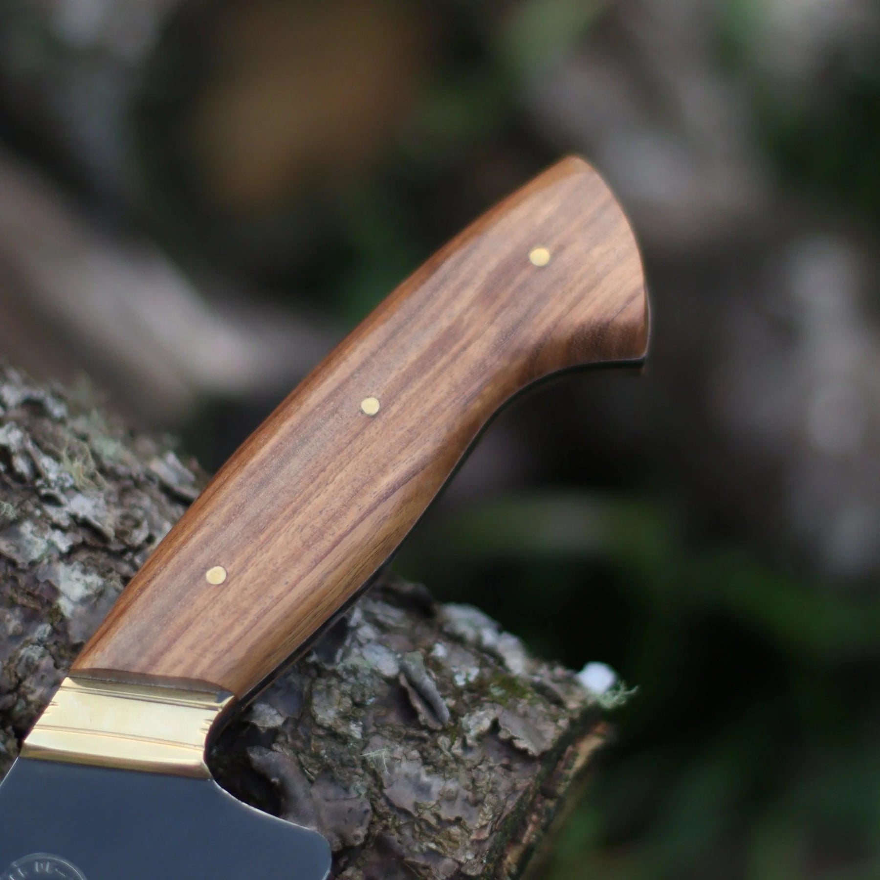 Cutelo Churrasco Artesanal Personalizado | Carbono Fosfatizado 9"