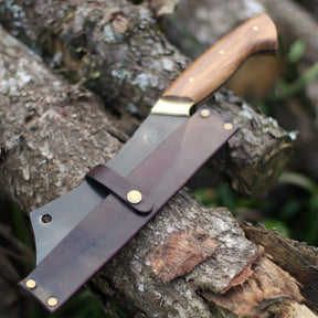 Cutelo Churrasco Artesanal Personalizado | Carbono Fosfatizado 9"