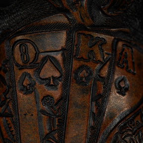 Bota Desenhada Artesanal - Baralho