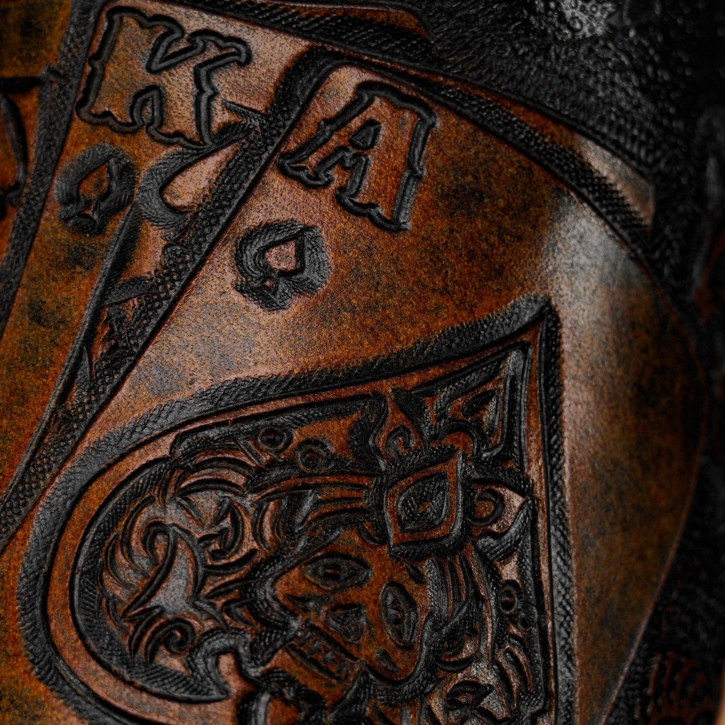 Bota Desenhada Artesanal - Baralho