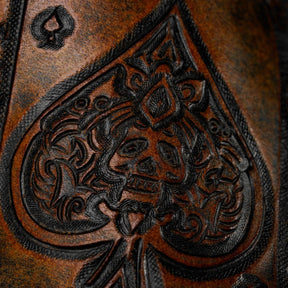 Bota Desenhada Artesanal - Baralho