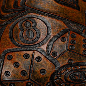 Bota Desenhada Artesanal - Baralho