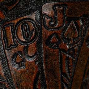 Bota Desenhada Artesanal - Baralho