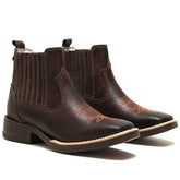 Bota High Country Jump Fossil Café: Bota Masculina Couro Legítimo Resistente e Confortável